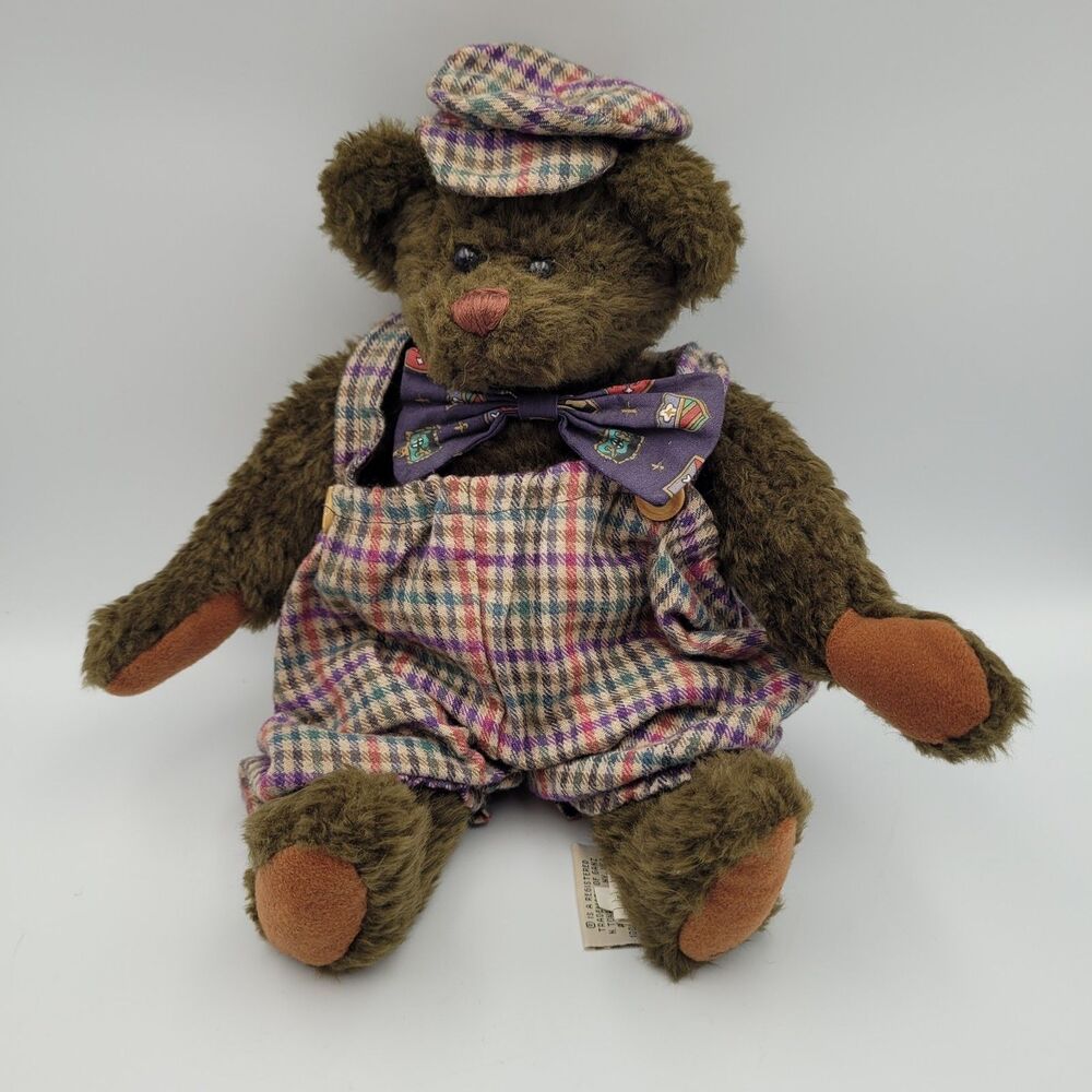 VTG Teddy Bear 1995 Ganz Cottage Collectible Lorraine Chien 12" Jointed ~Wooster